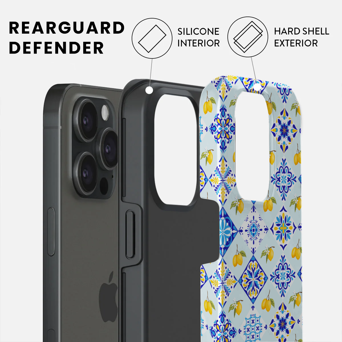 iPhone Rearguard Defender - Spooky Cat