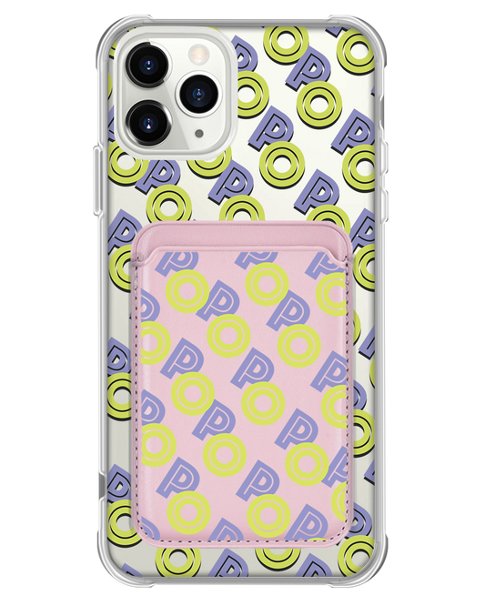 iPhone Magnetic Wallet Case - Initial 2.0 Monogram