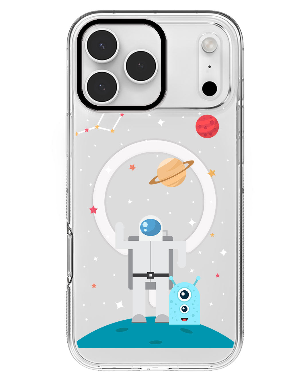 iPhone Rearguard MagSwap - Blue Alien