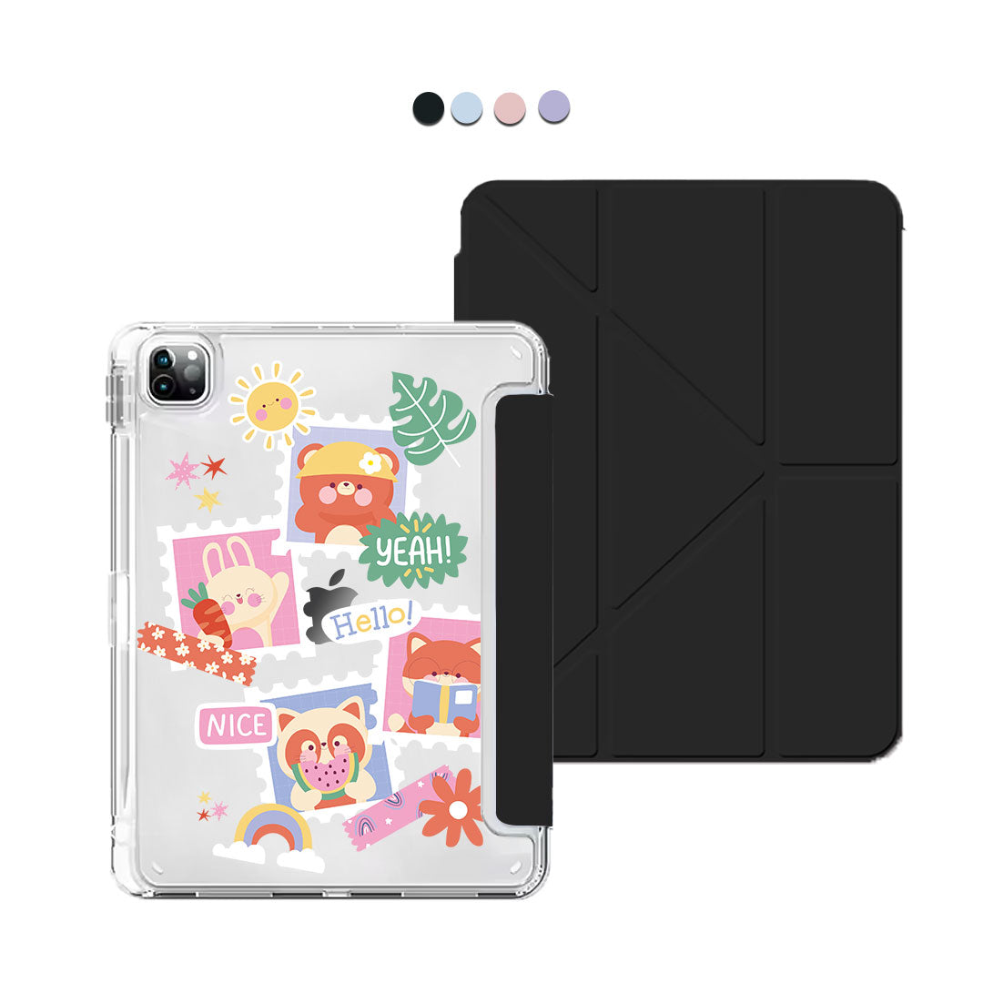 iPad / Android Tab Y-Fold Flip Cover - Animal Squad