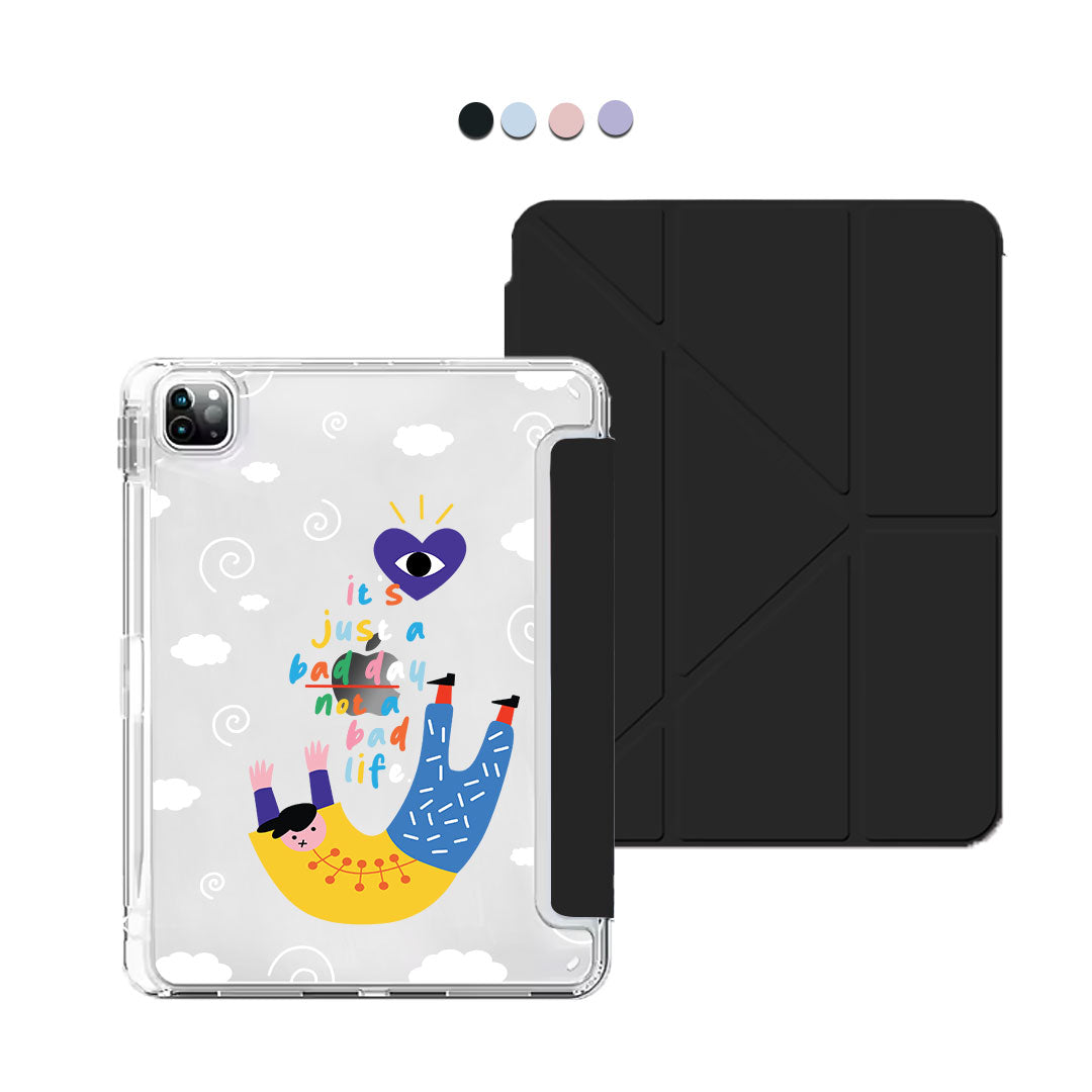 iPad / Android Tab Y-Fold Flip Cover - Bad Day