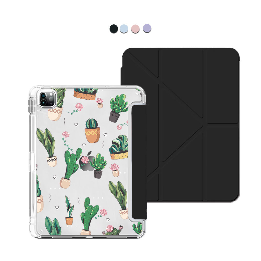 iPad / Android Tab Y-Fold Flip Cover - Cactus 3.0