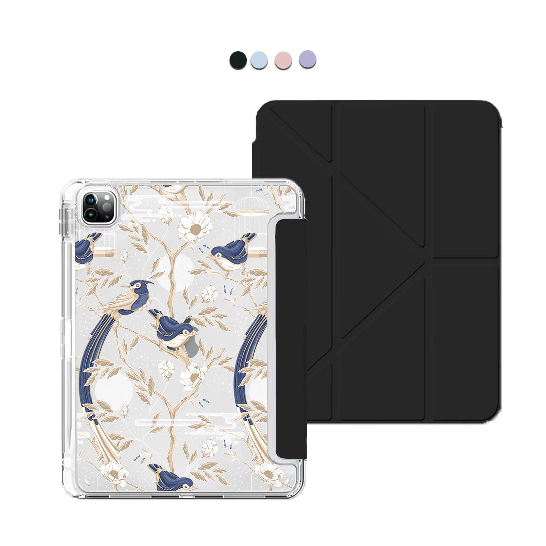 iPad / Android Tab Y-Fold Flip Cover - Lovebird 1.0