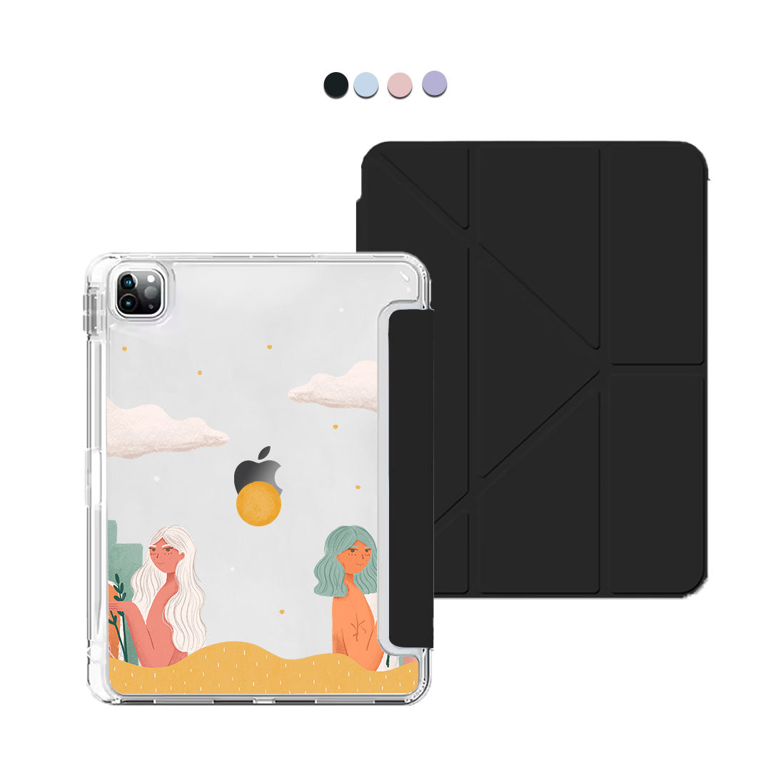 iPad / Android Tab Y-Fold Flip Cover - We're Beautiful