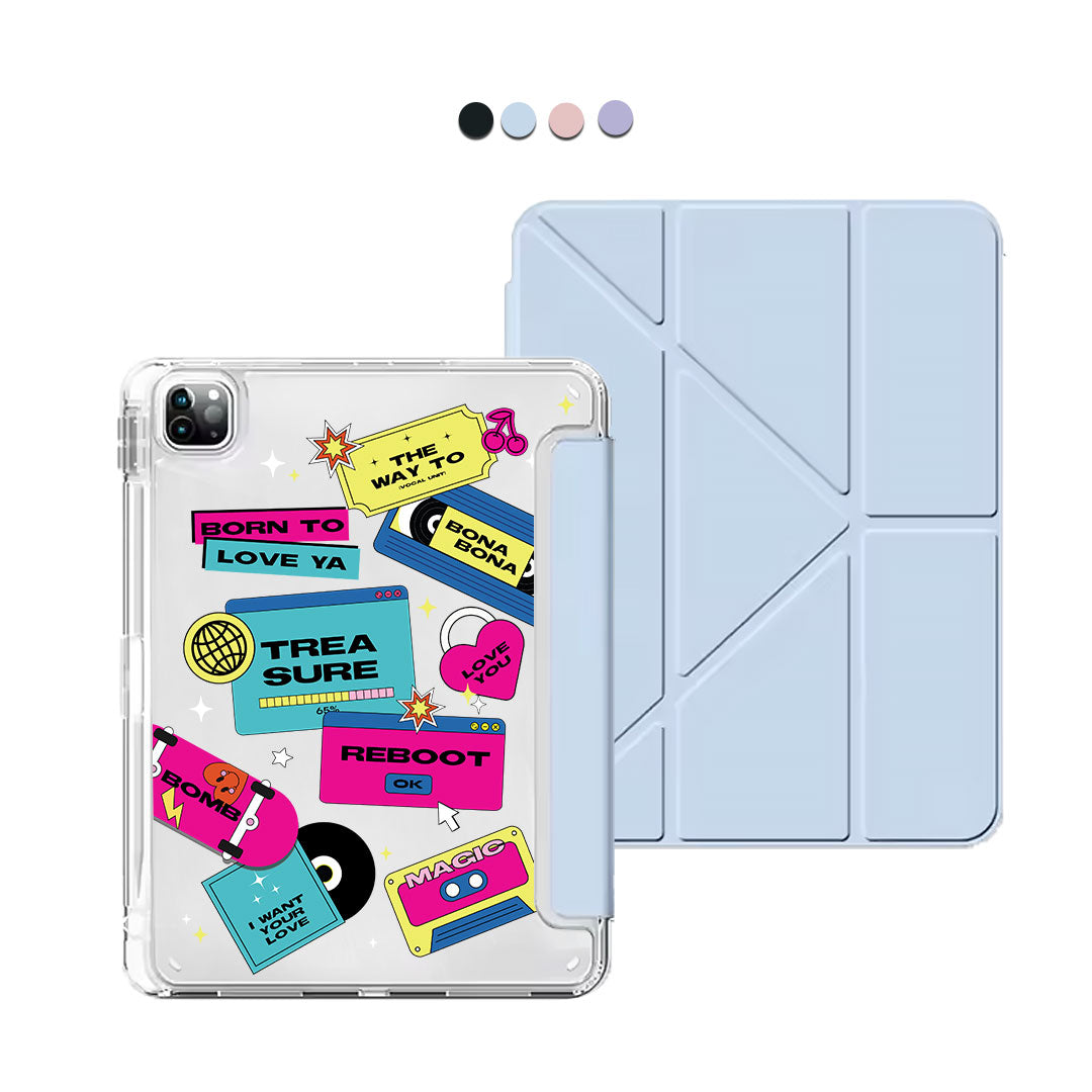 iPad / Android Tab Y-Fold Flip Cover - Treasure Reboot