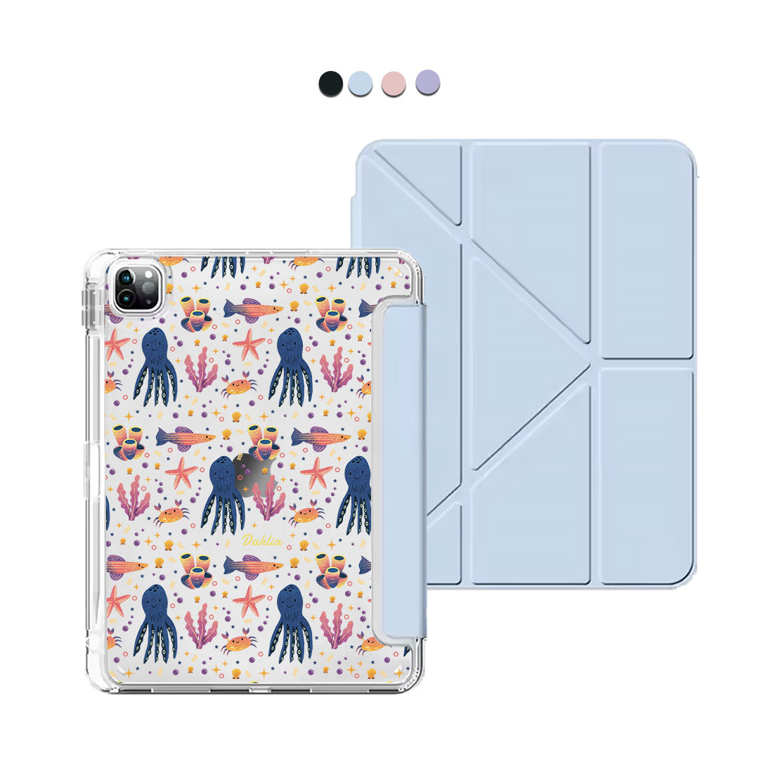 iPad / Android Tab Y-Fold Flip Cover - Underwater Dreams 1.0