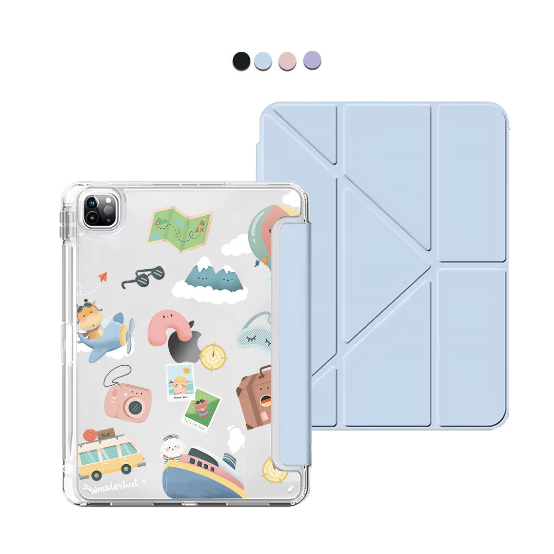 iPad / Android Tab Y-Fold Flip Cover - Travel
