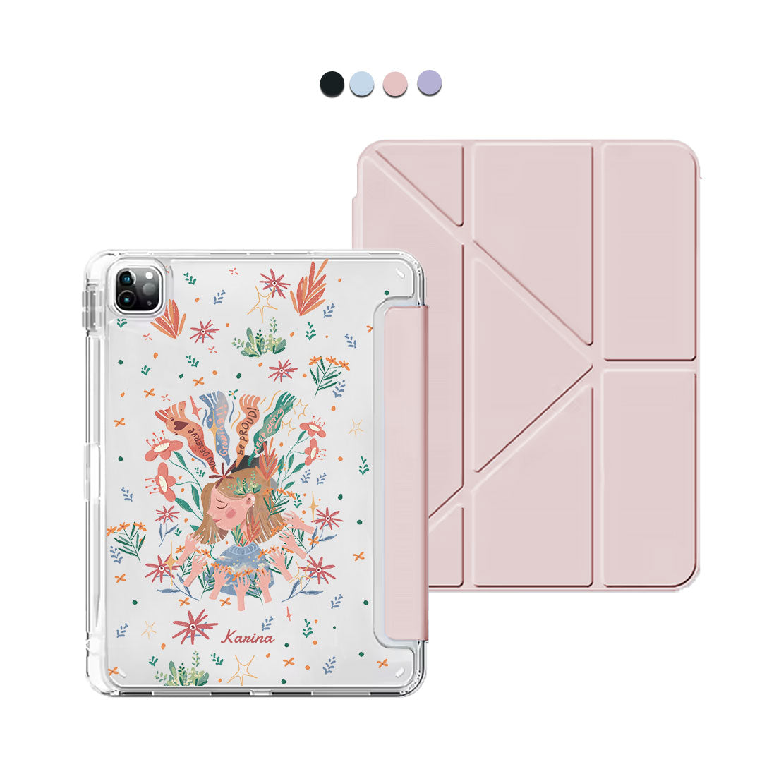 iPad / Android Tab Y-Fold Flip Cover - You Deserve Love