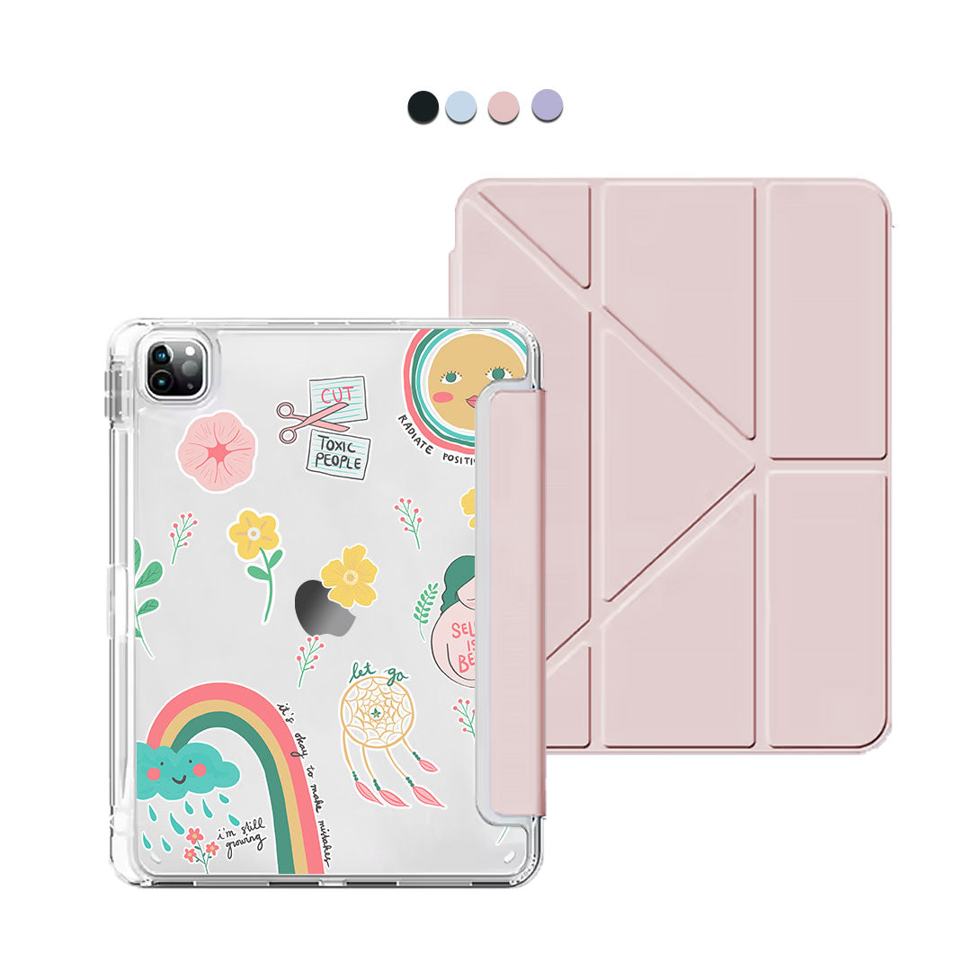 iPad / Android Tab Y-Fold Flip Cover - Self Love