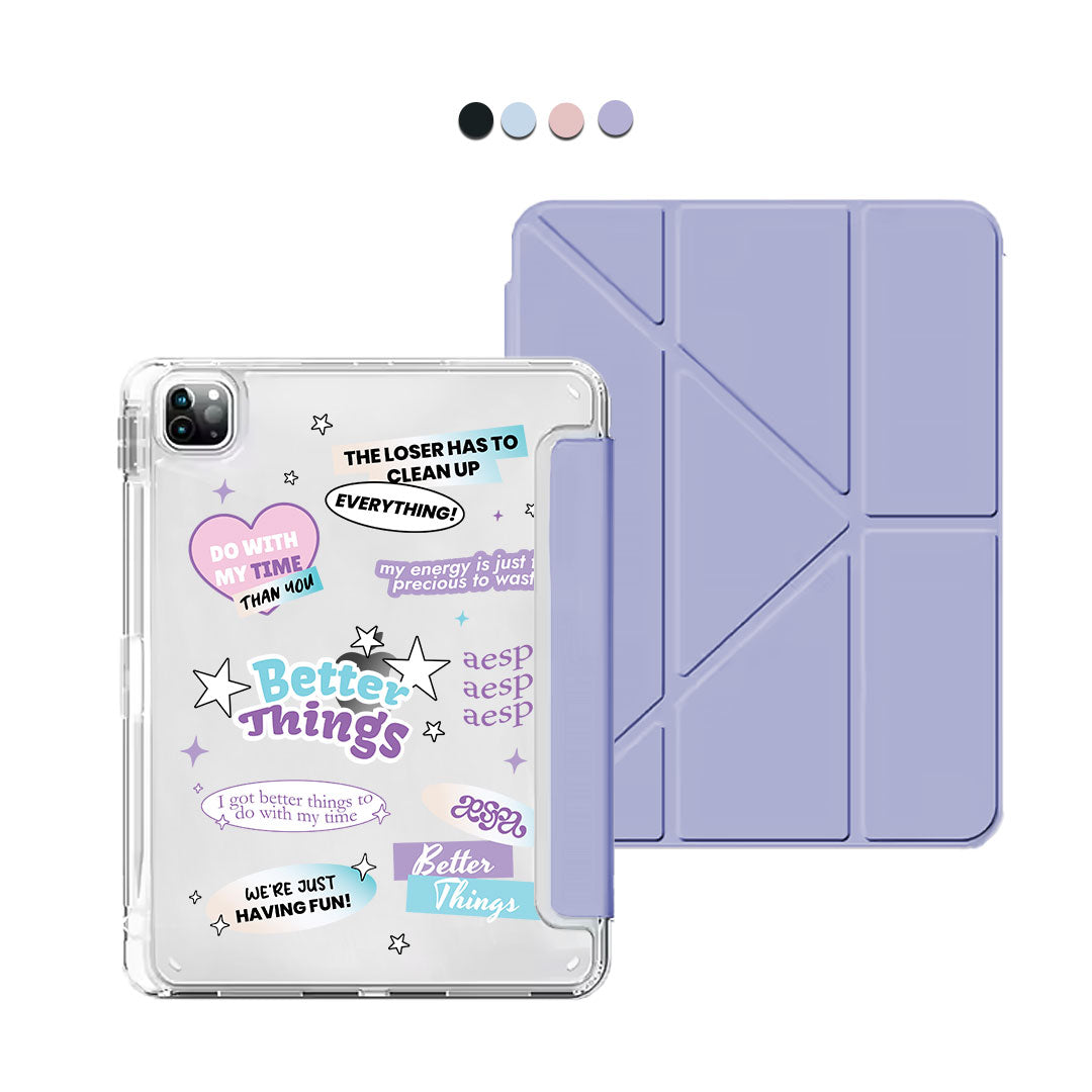 iPad / Android Tab Y-Fold Flip Cover - Aespa Better Things