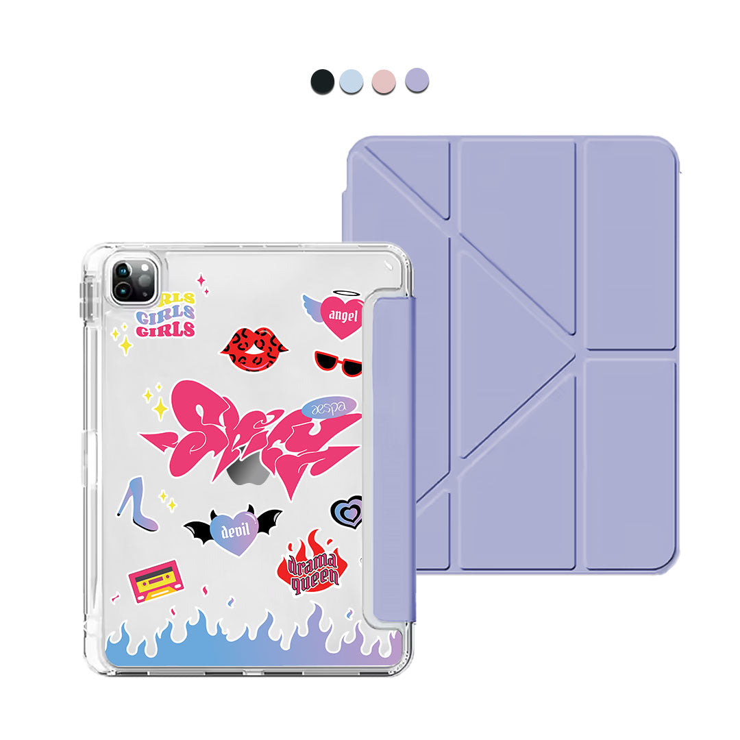 iPad / Android Tab Y-Fold Flip Cover - Aespa Spicy