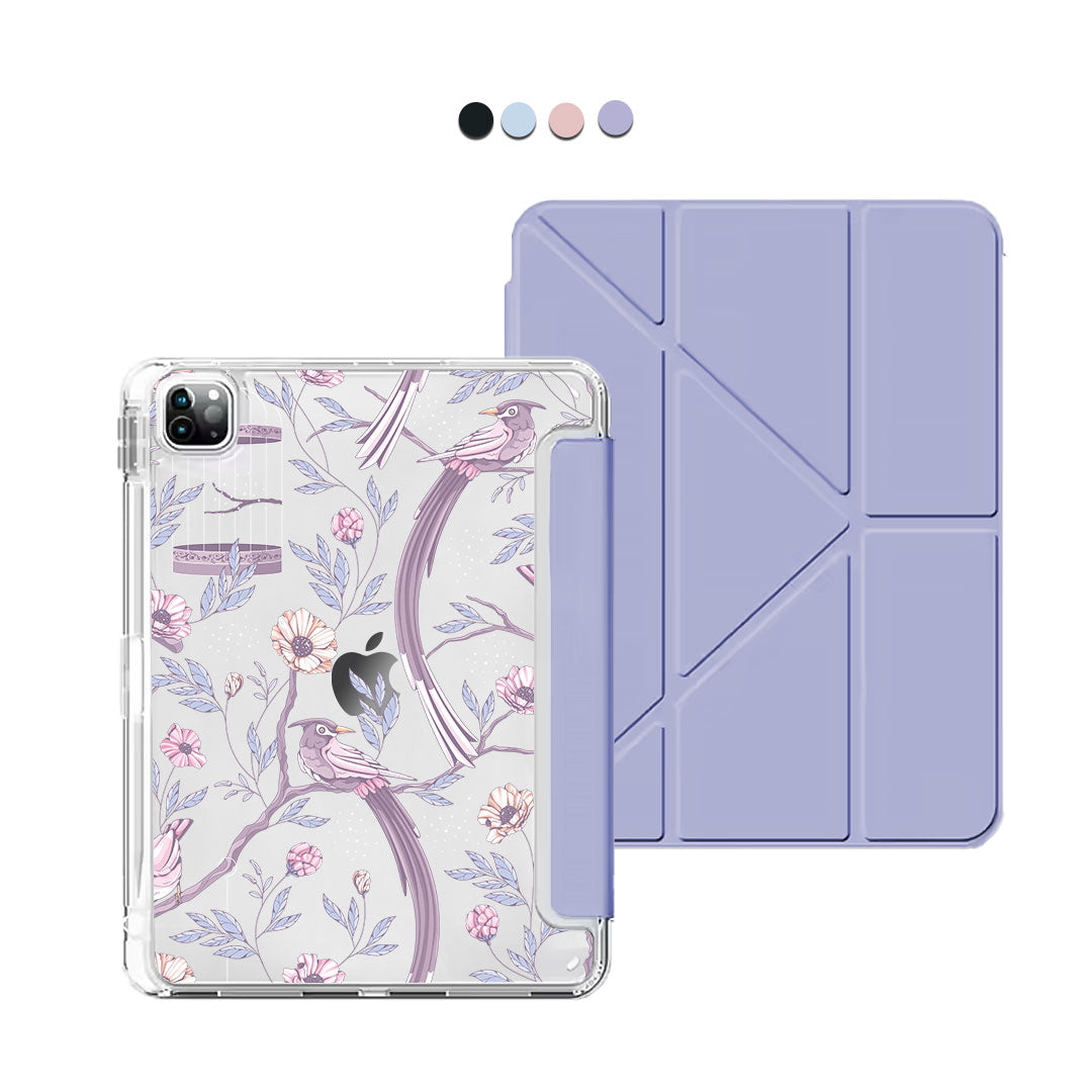 iPad / Android Tab Y-Fold Flip Cover - Lovebird 4.0