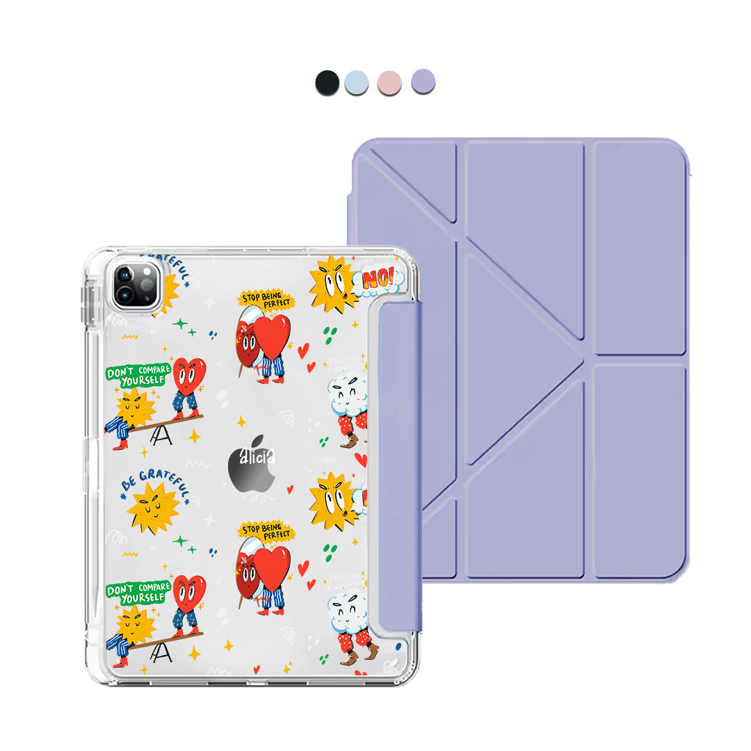iPad / Android Tab Y-Fold Flip Cover - Selfless Love 2.0