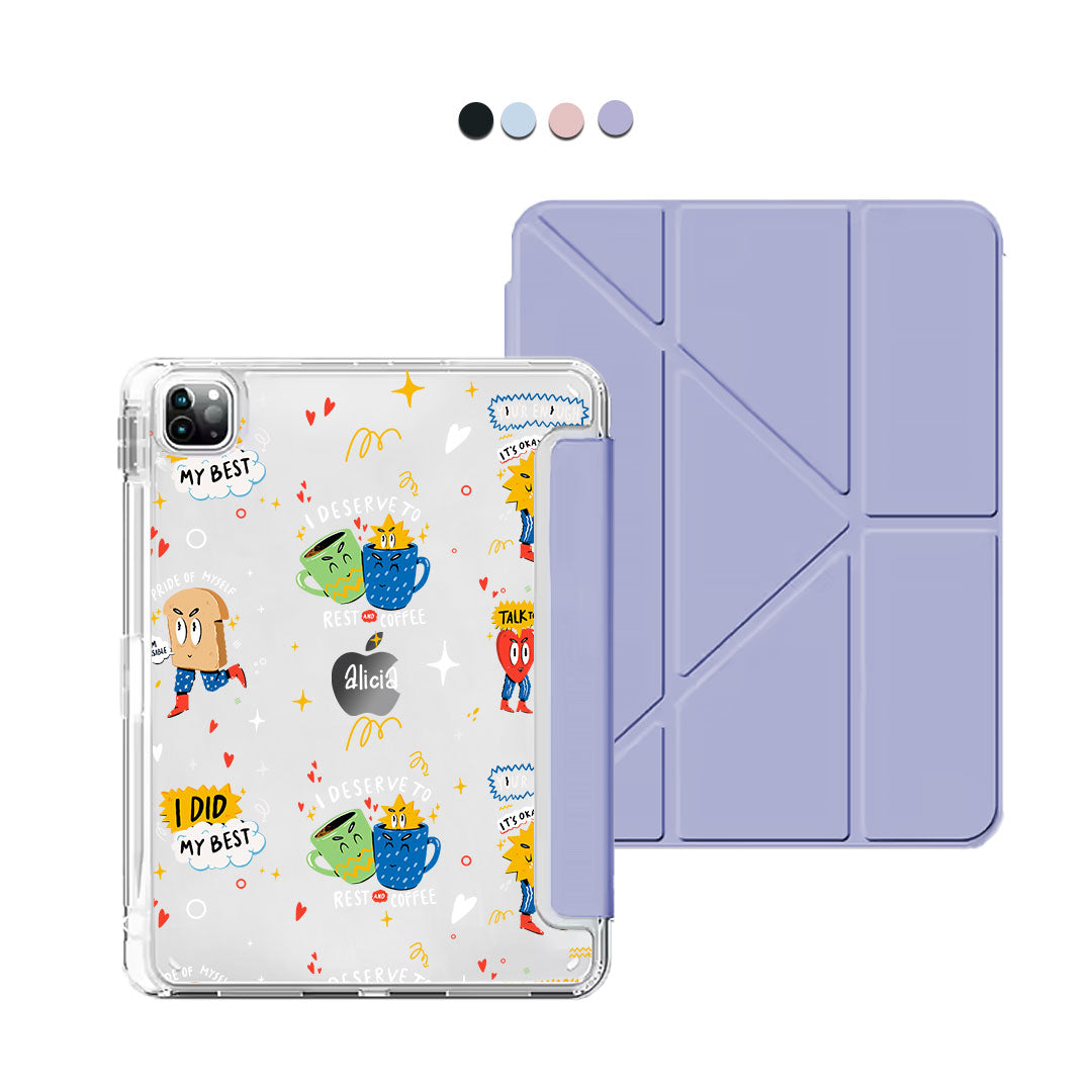 iPad / Android Tab Y-Fold Flip Cover - Selfless Love 3.0