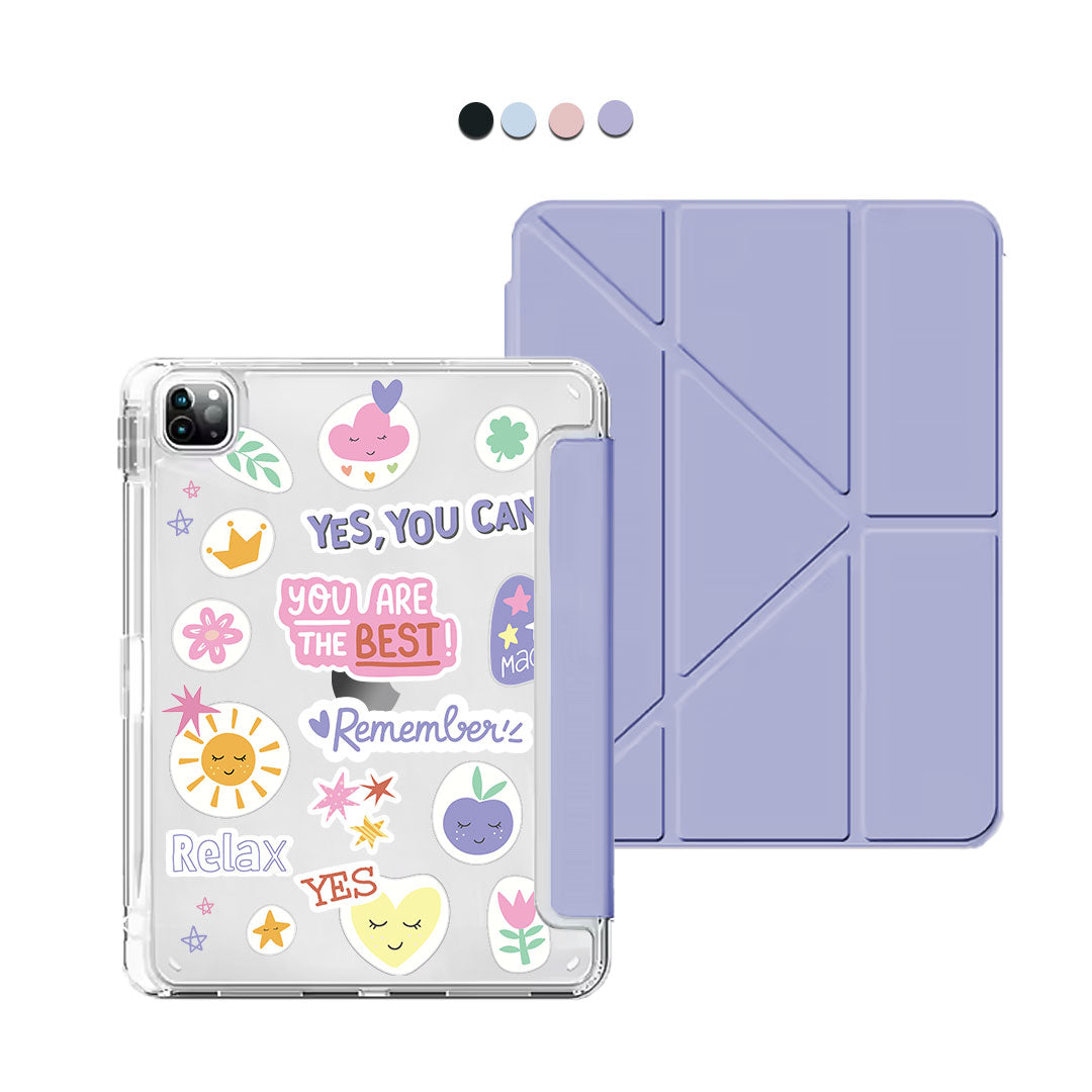 iPad / Android Tab Y-Fold Flip Cover - You are the Best 2.0