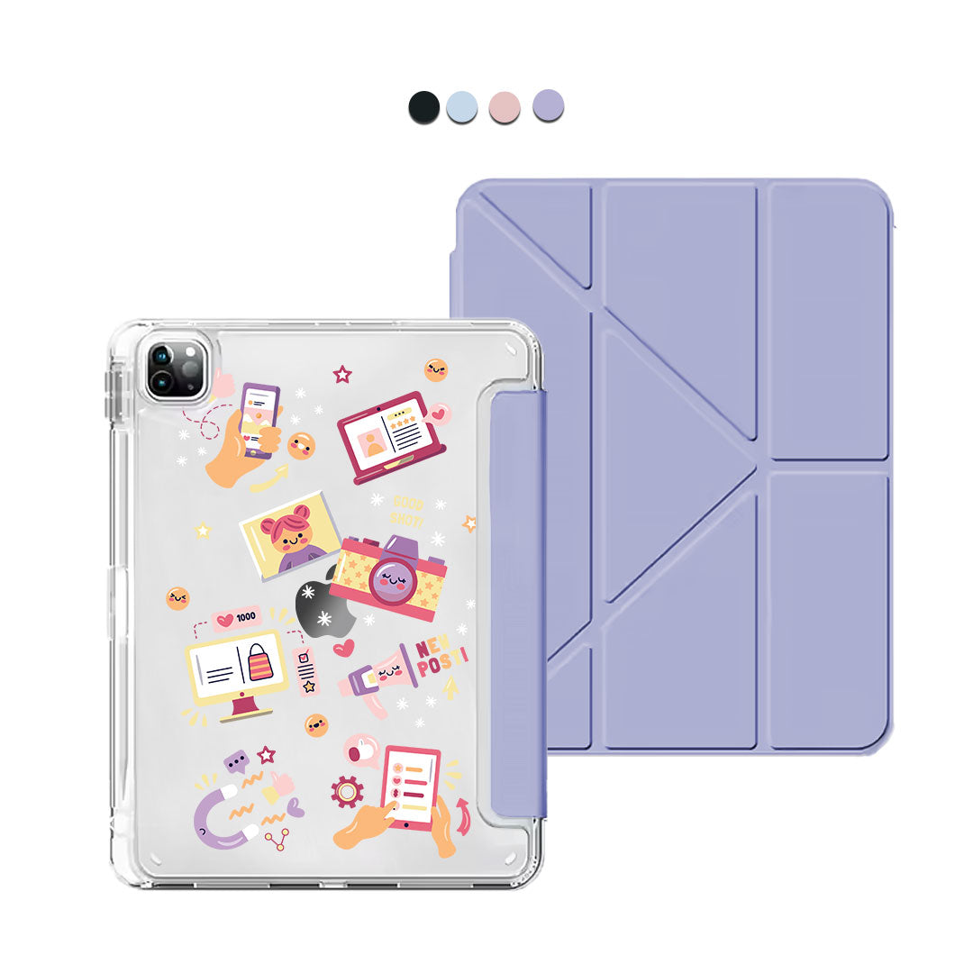 iPad / Android Tab Y-Fold Flip Cover - Content Creator