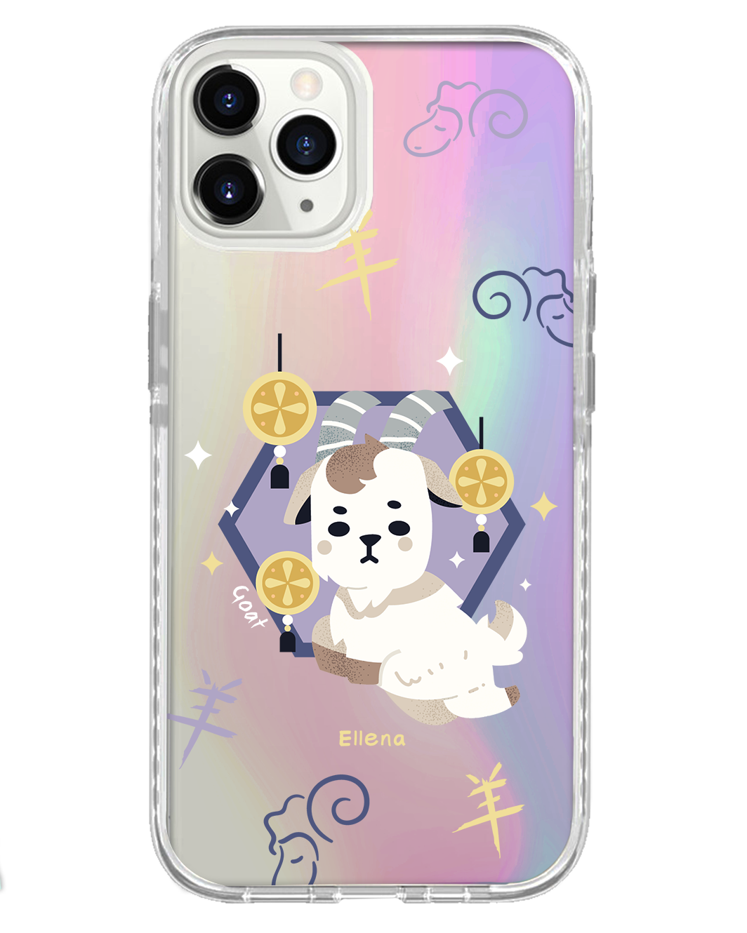 iPhone Rearguard Holo - Goat (Chinese Zodiac / Shio)