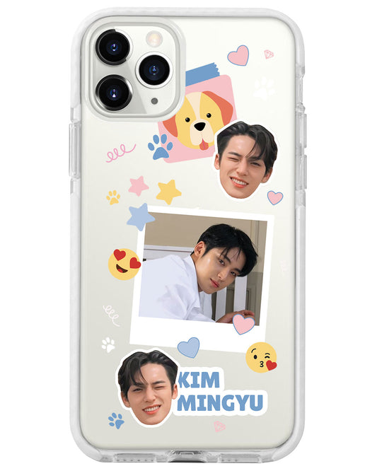 iPhone Rearguard Bumper - Face Grid Polaroid