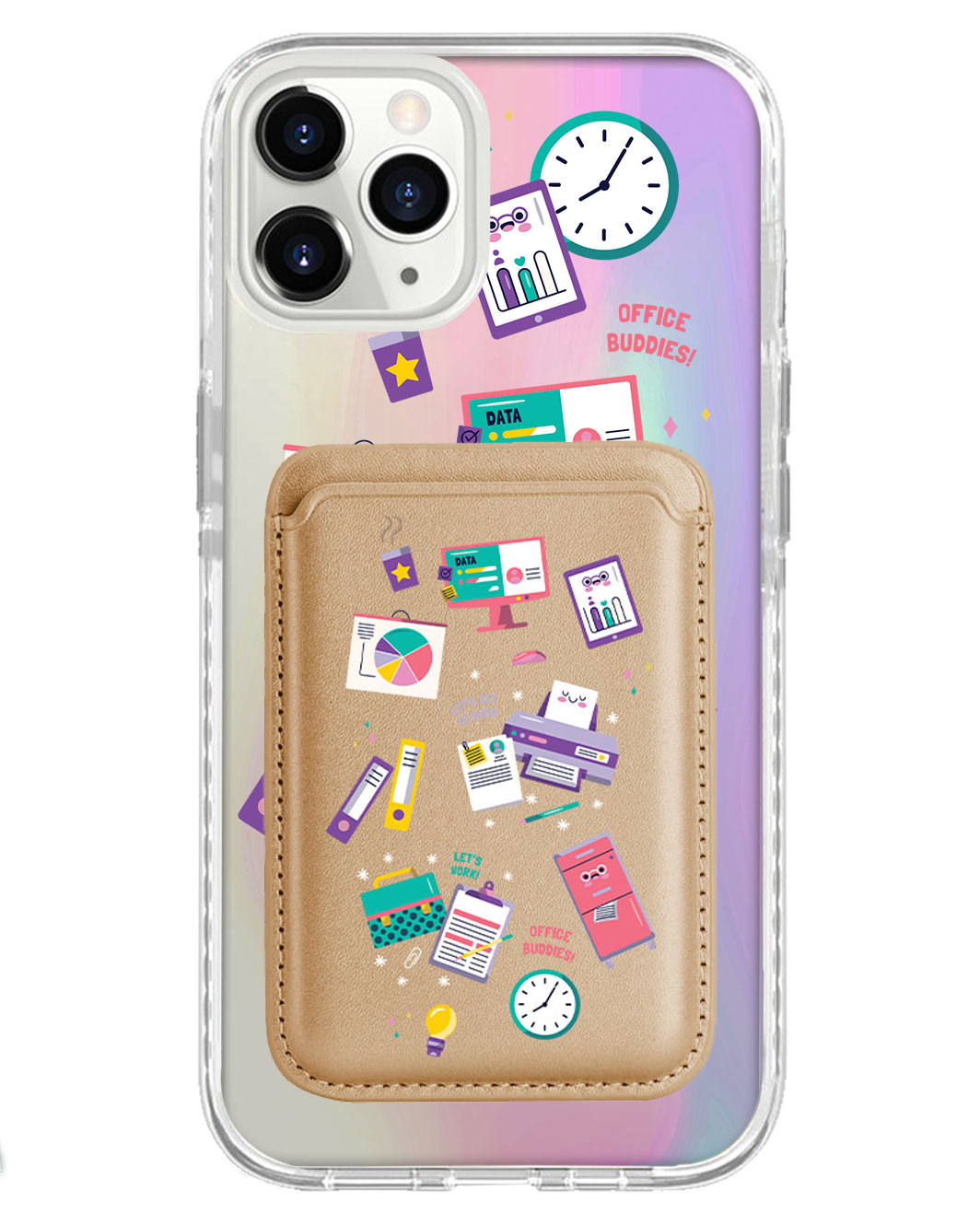 iPhone Magnetic Wallet Holo Case - Officer