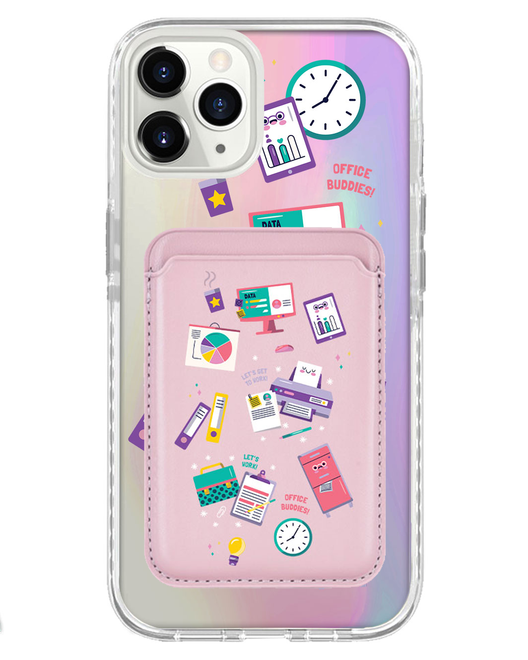iPhone Magnetic Wallet Holo Case - Officer