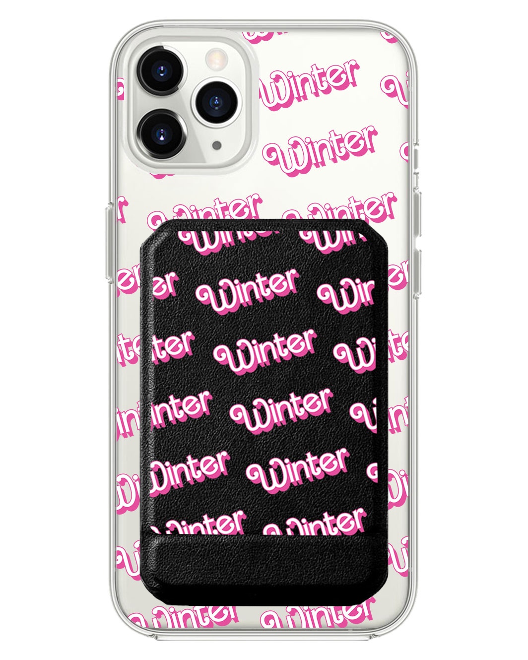 iPhone Magnetic Multifold Wallet - Barbie Monogram