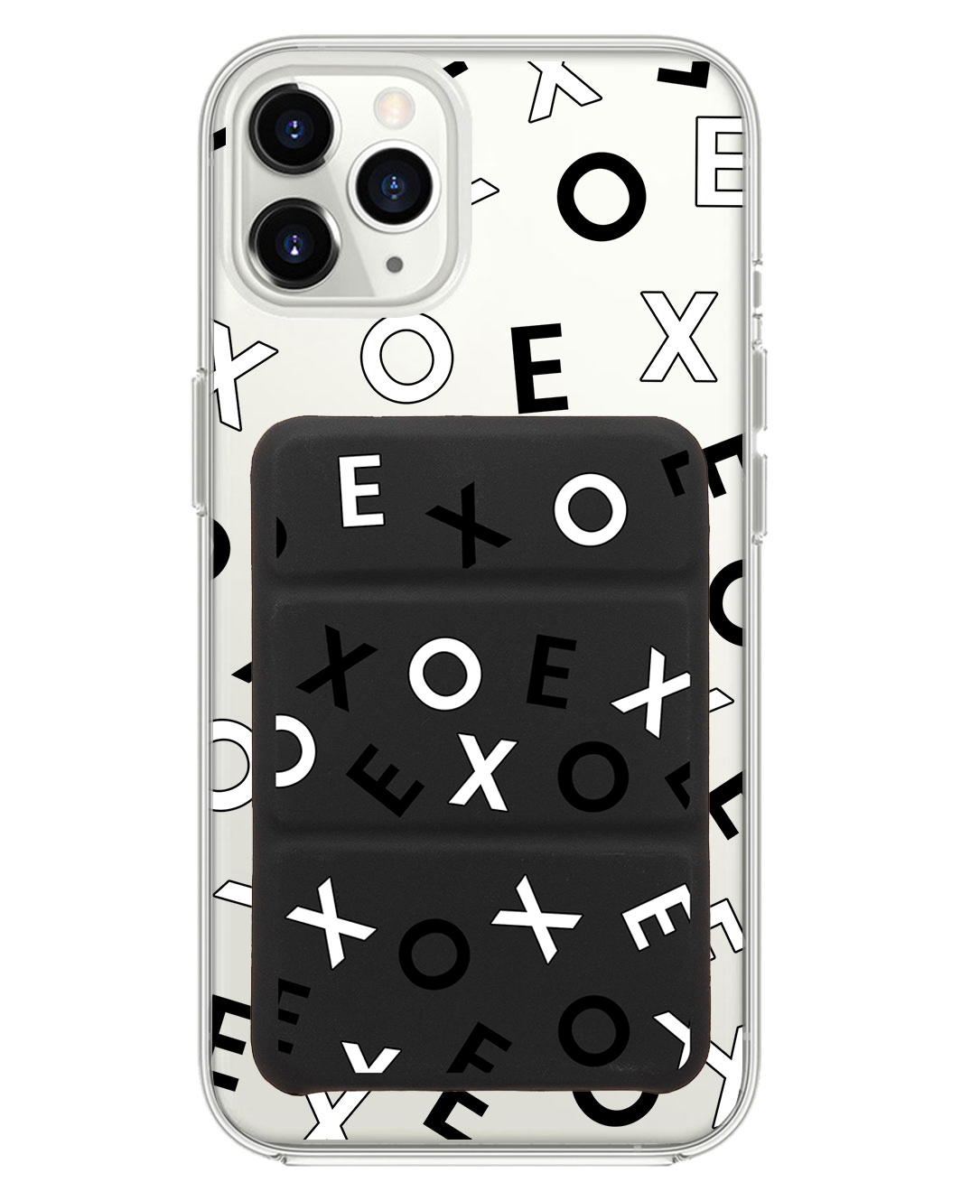 iPhone Magnetic Trifold Wallet Case - Exo Monogram
