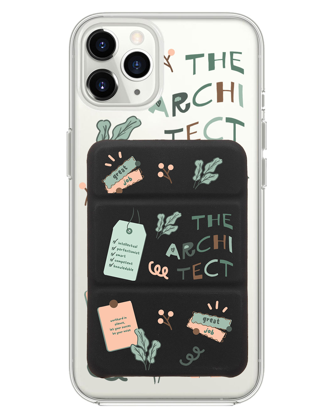 iPhone Magnetic Trifold Wallet Case - INTJ
