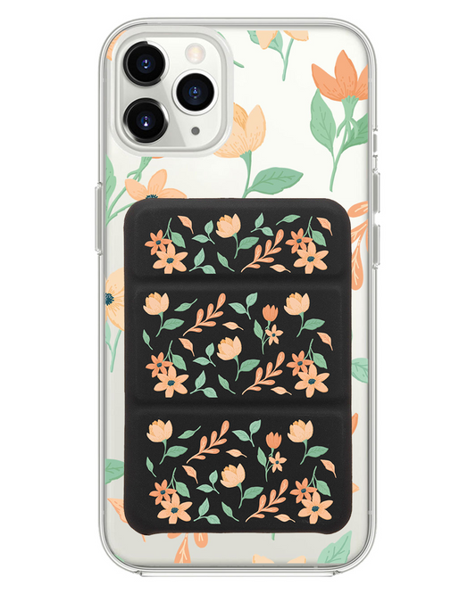 iPhone Magnetic Trifold Wallet Case - Birth Flower 4.0