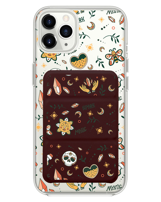 iPhone Magnetic Trifold Wallet Case - Mystic