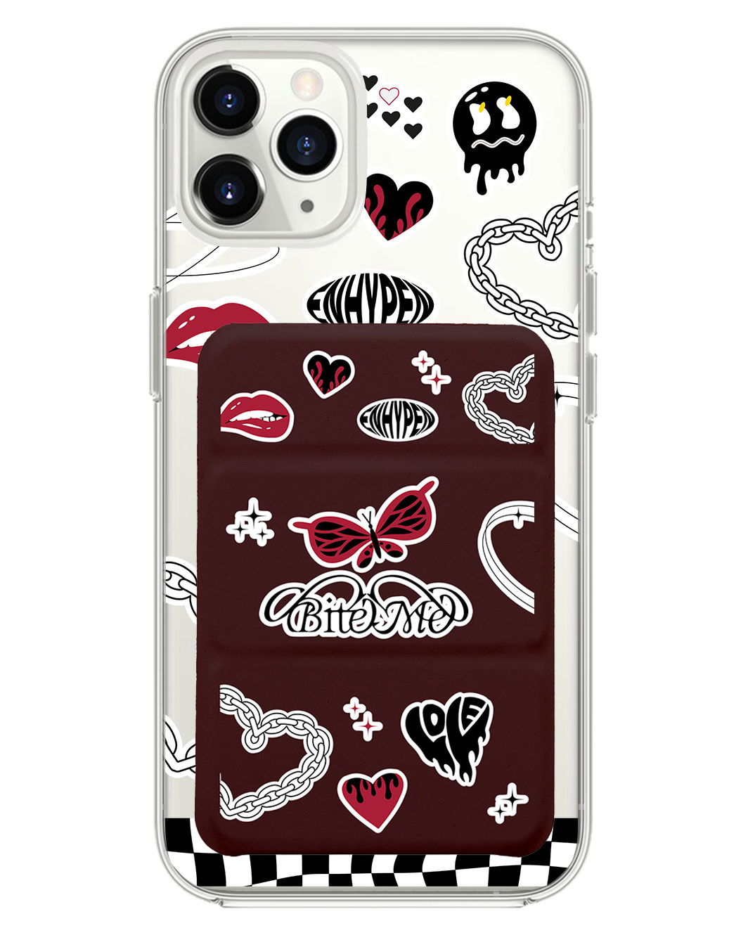 iPhone Magnetic Trifold Wallet Case - Enhypen Bite Me
