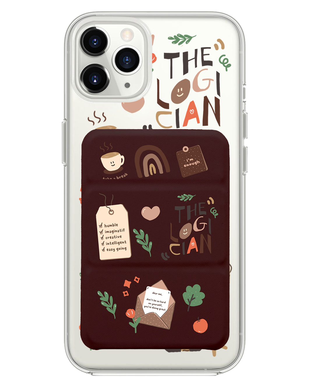 iPhone Magnetic Trifold Wallet Case - INTP