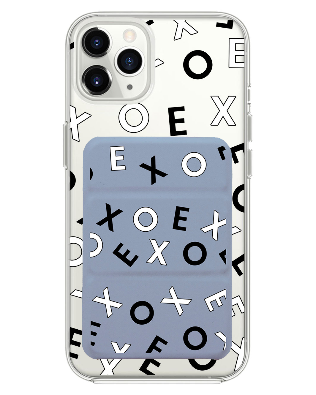 iPhone Magnetic Trifold Wallet Case - Exo Monogram