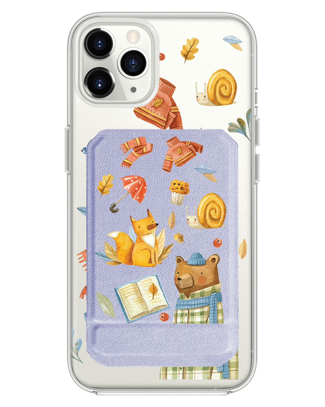 iPhone Magnetic Multifold Wallet - Bear & Fox