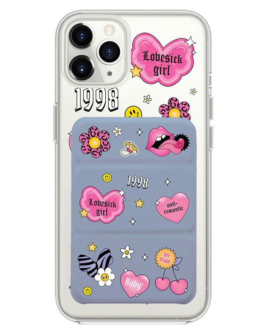 iPhone Magnetic Trifold Wallet Case - Lovesick