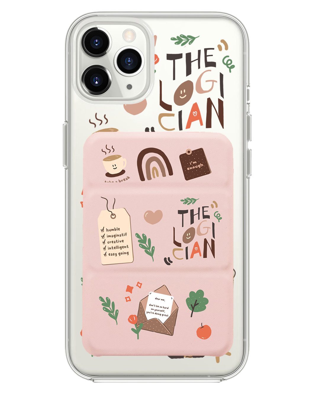 iPhone Magnetic Trifold Wallet Case - INTP
