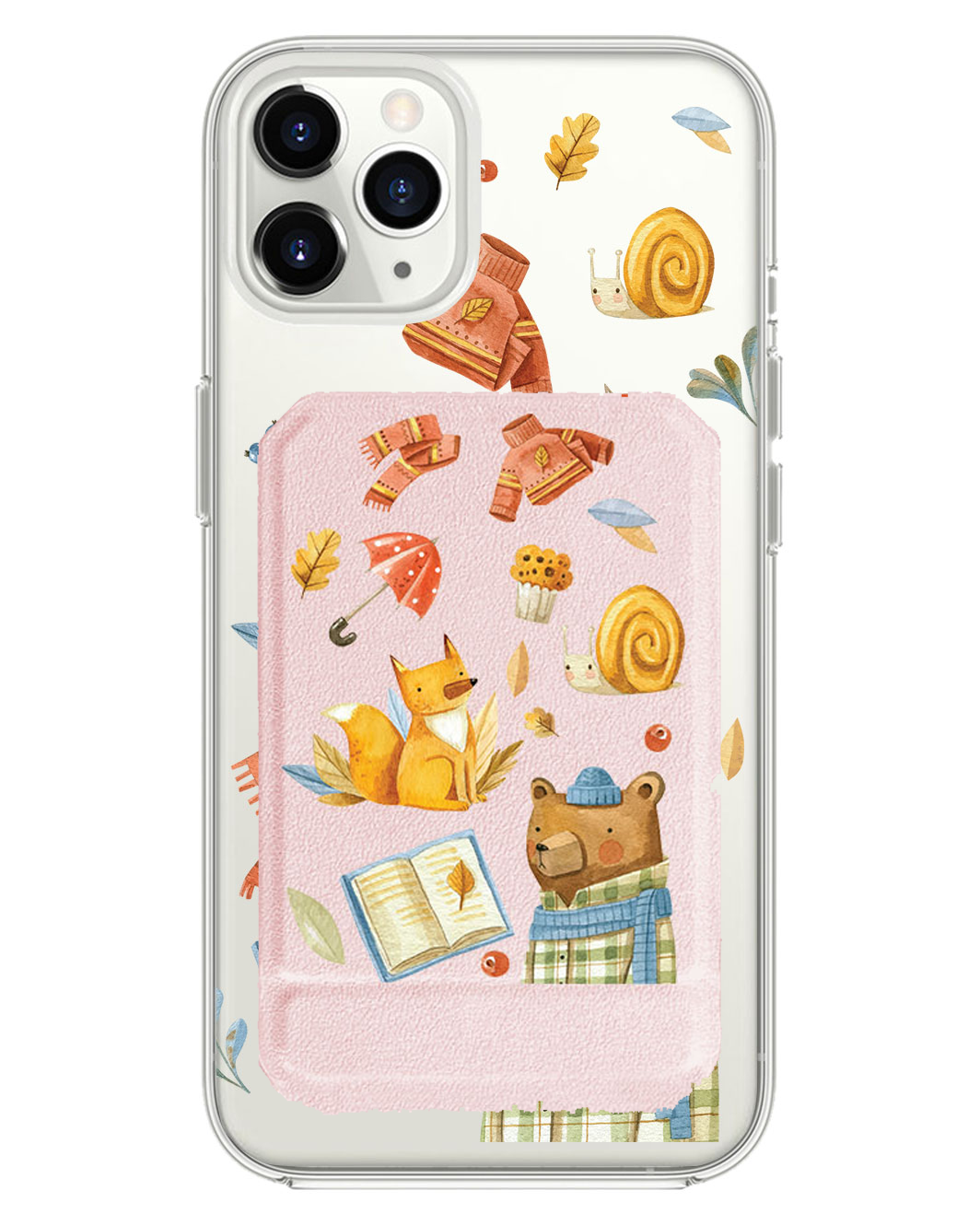 iPhone Magnetic Multifold Wallet - Bear & Fox