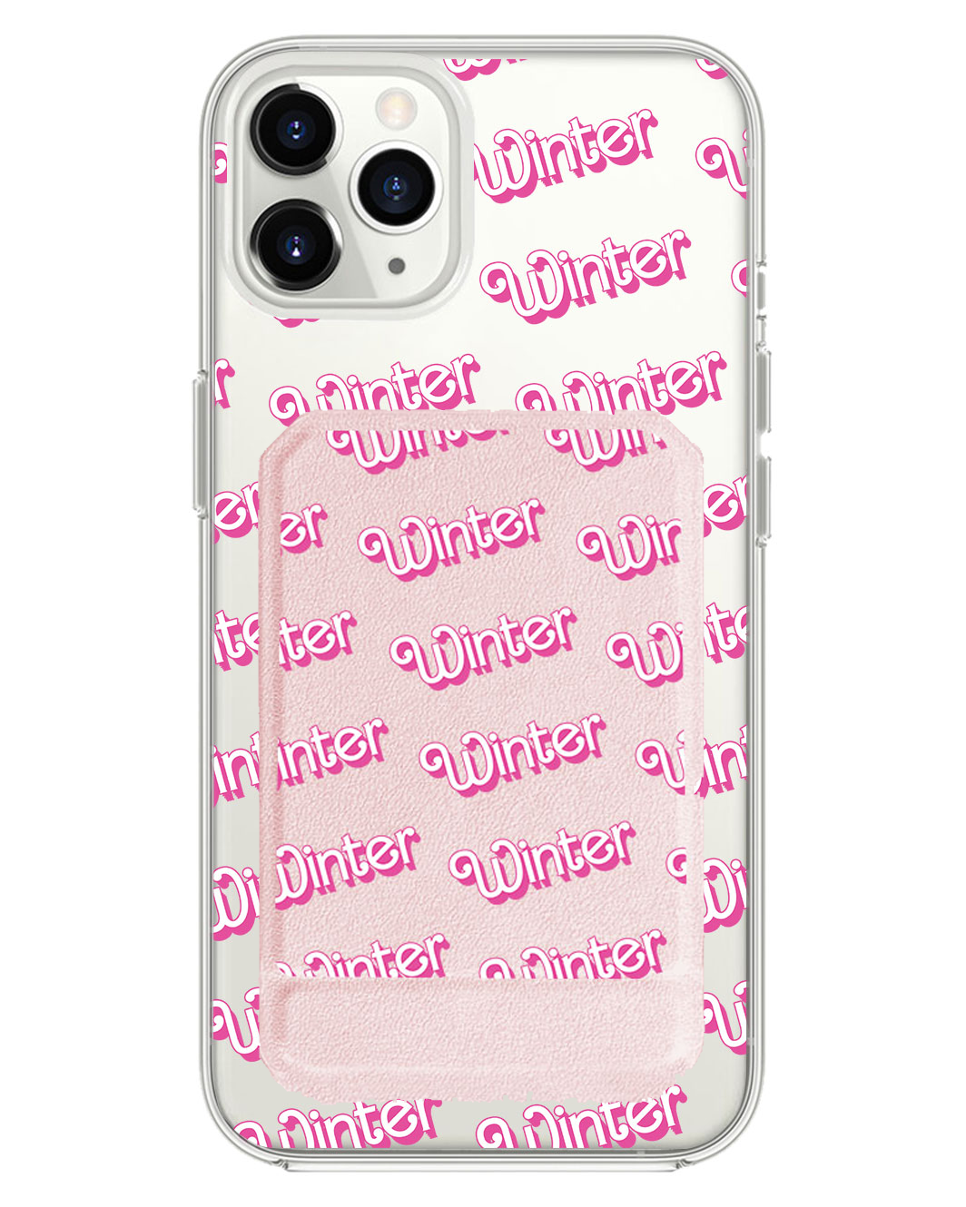 iPhone Magnetic Multifold Wallet - Barbie Monogram