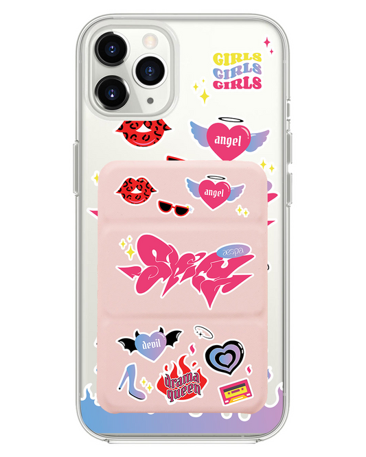 iPhone Magnetic Trifold Wallet Case - Aespa Spicy