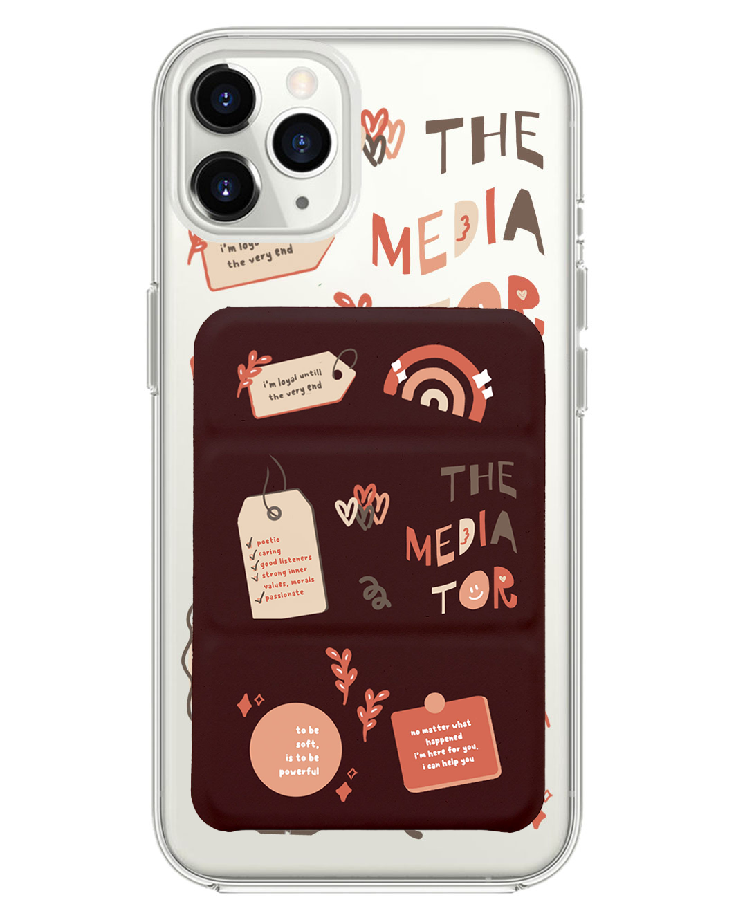 iPhone Magnetic Trifold Wallet Case - INFP