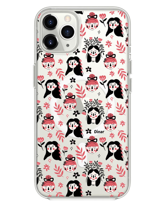 Magsafe Case - Flowery Faces