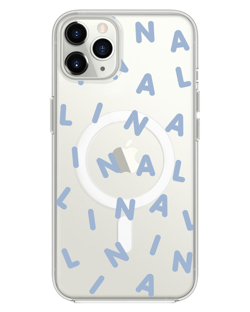 iPhone Rearguard Hybrid - CUSTOM Monogram 2.0 Pastel Blue