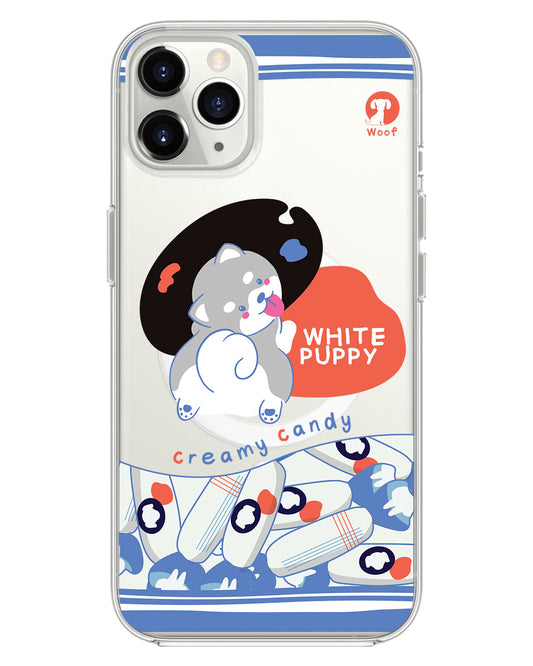 Magsafe Case - White Puppy