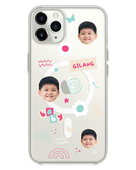 Magsafe Case - Face Grid Abstract