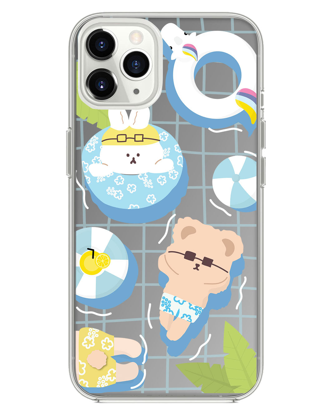 iPhone Mirror Grip - Pool Party Blue