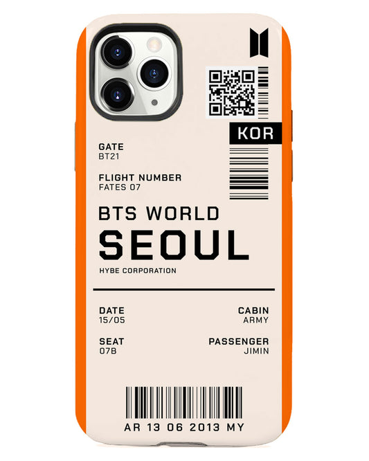 iPhone Rearguard Defender - BTS World Ticket