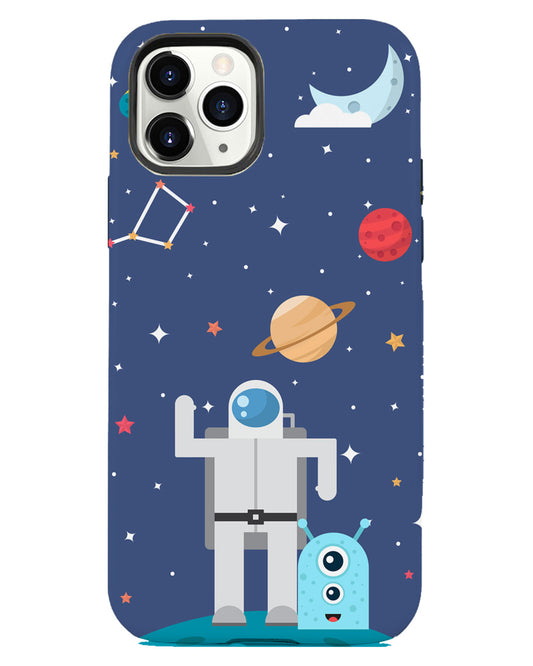 iPhone Rearguard Defender - Blue Alien