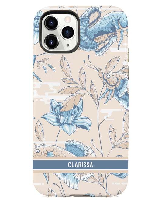 iPhone Rearguard Defender - Fish & Floral 4.0