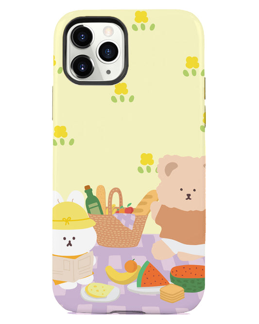 iPhone Rearguard Defender - Picnic Bear Lilac
