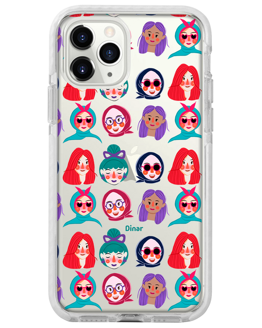 iPhone Rearguard Bumper - Cute Sweety Faces