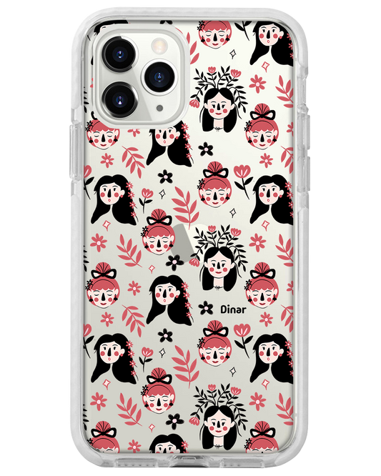 iPhone Rearguard Bumper - Flowery Faces